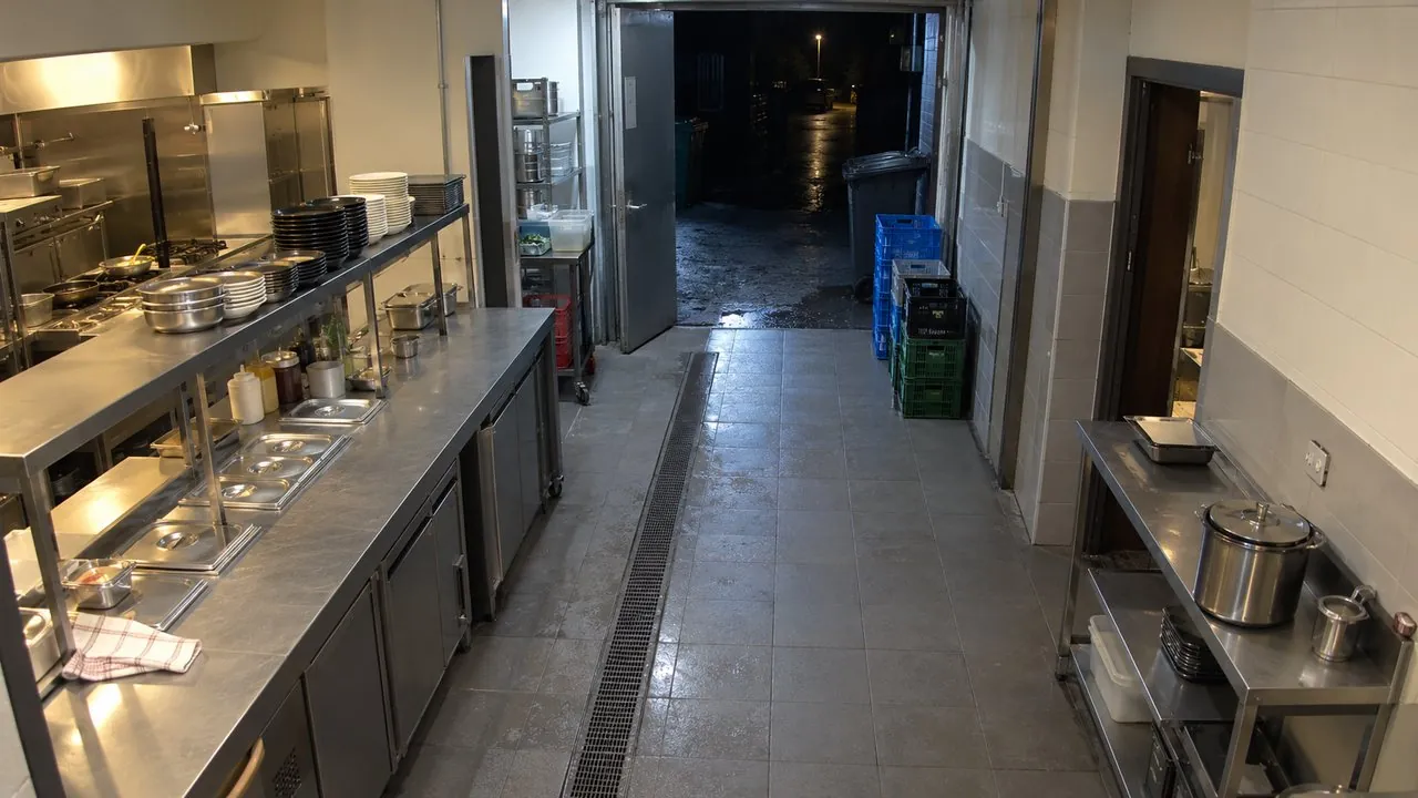Back door open after closing