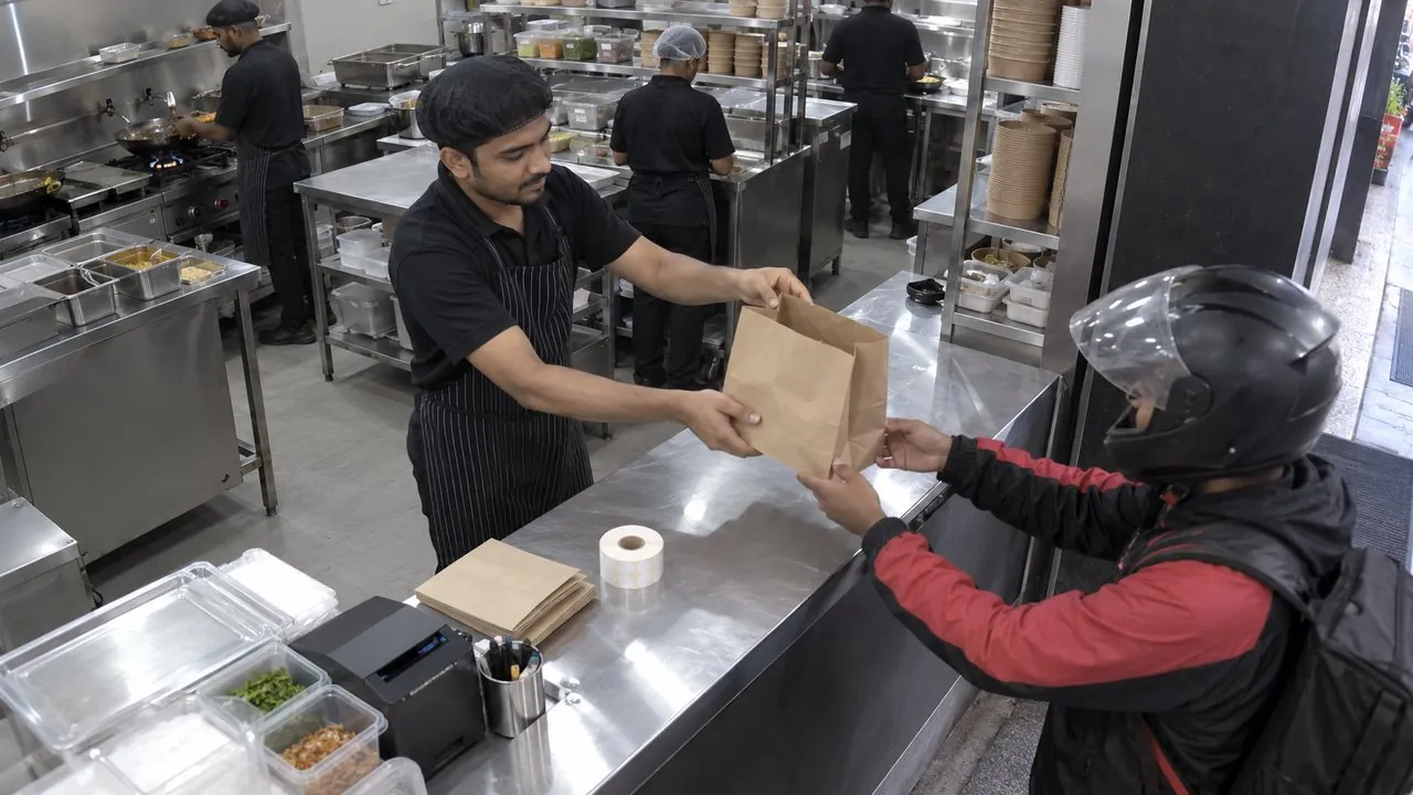 Delivery bag handed over without a tamper seal