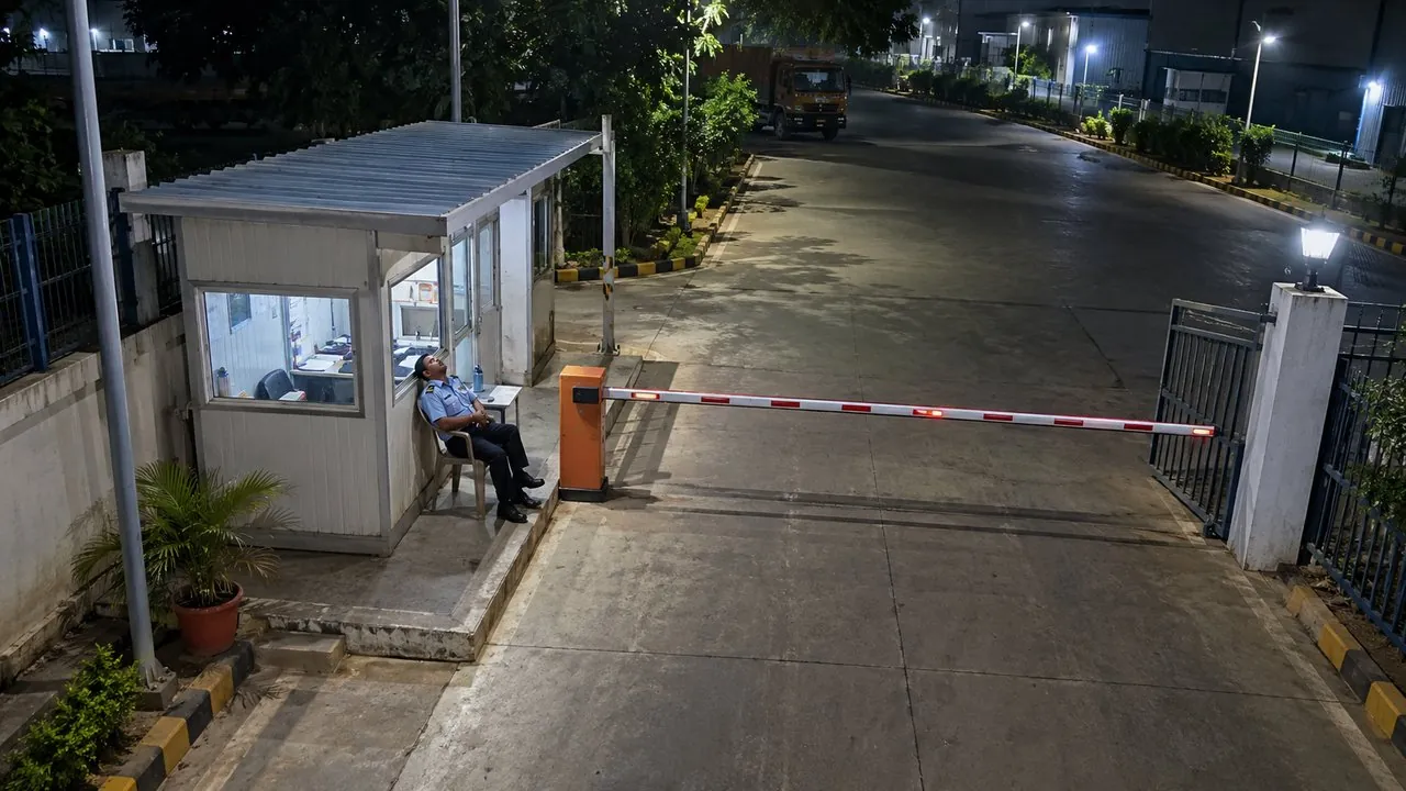 Gate guard asleep for 18 min