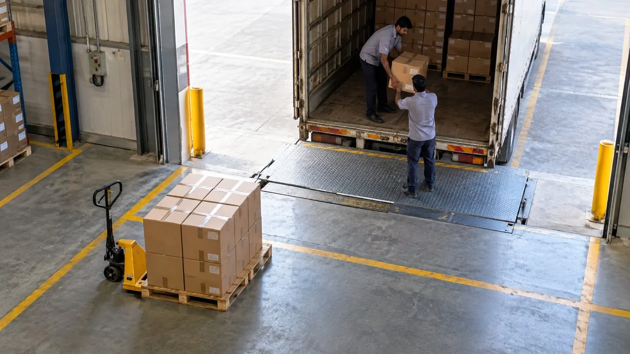 Truck at dock 2 loaded 238 cartons, invoice says 240