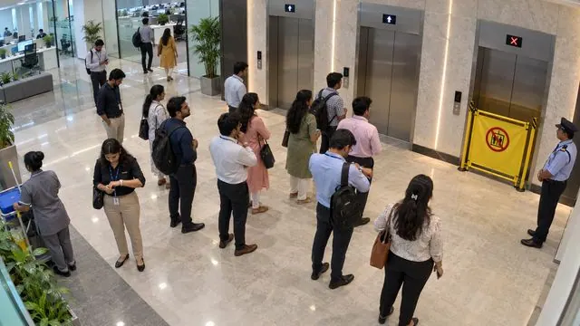 Lift lobby camera