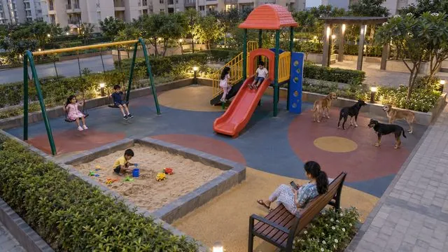 Children's play area camera