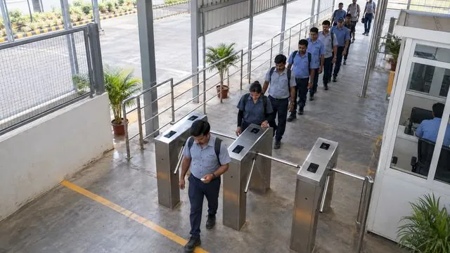Staff gate camera